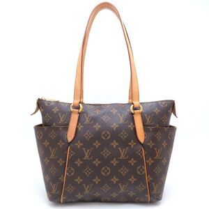 LOUIS VUITTON Authentic Brown Monogram Tote Bag